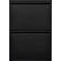 [en.casa] Zapatero Sokndal 2 Puertas Abatibles Metal 71 x 50 x 15 cm Negro Organizador de zapatos 50x71cm